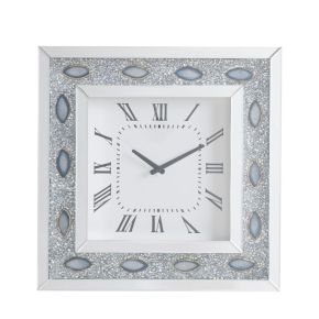 ACME 97047 Sonia - Wall Clock - Mirrored & Faux Agate
