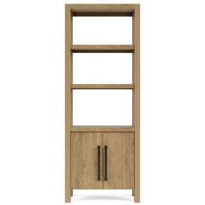 Riverside Furniture 91048 Davie - Entertainment Pier Unit - Light Brown