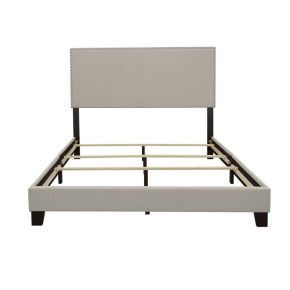 CoasterEveryday 350051Q Boyd - Upholstered Queen Panel Bed - Ivory