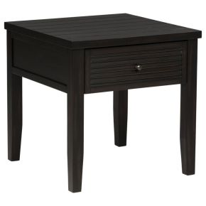 Coaster Fine Furniture 710577 Concord - 1-Drawer Square End Table - Distressed Java