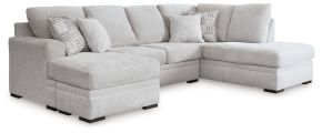 Benchcraft® 20904S1 Gabyleigh - 2-Piece Sectional With Laf Chaise - Nickel