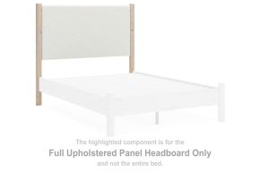 Signature Design by Ashley® B2615-87 Cadmori - Full Upholstered Panel Headboard - Two-tone