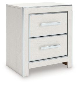 Signature Design by Ashley® PCB3381-92 Zuraleus - Two Drawer Night Stand - White