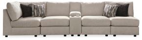 Signature Design by Ashley® 98707S1 Kellway - 5-Piece Sectional - Bisque