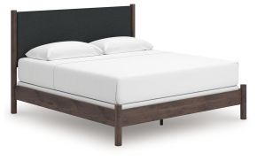 Signature Design by Ashley® PCB2614B29 Pamytta - King Upholstered Panel Bed - Brown
