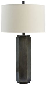 Signature Design by Ashley® L208324 Dirkton - Metal Table Lamp - Antique Pewter Finish
