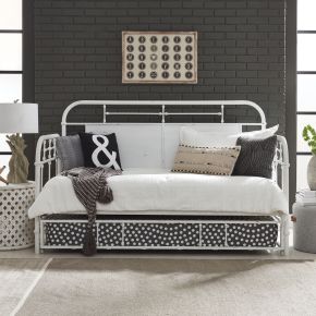 Liberty Furniture 179-BR11T-AW Liberty Furniture 179-BR11T-AW Vintage Series - Twin Metal Trundle - Antique White