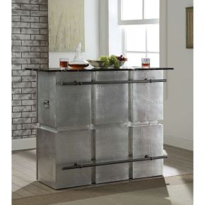 ACME 70450KIT Brancaster - Bar Table - Marble & Aluminum