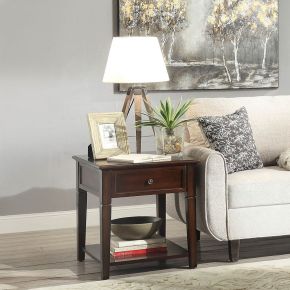 ACME 80255 Malachi - End Table - Walnut