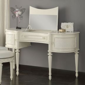 ACME BD02271 Dorothy - Vanity Desk & Mirror - Ivory