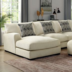 Furniture of America CM6587BG-OT Kaylee - Ottoman - Beige