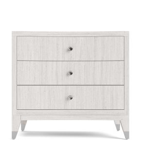 Riverside Furniture 82569 Hepburn - 3 Drawer Nightstand - White