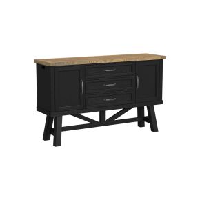 Intercon HD-CA-6640-RWR-C Hendricks - Server - Rustic Wheat / Raven