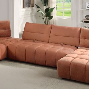 ACME LV04052 ACME LV04052 Loanna - Modular - Loveseat - Coral Red Linen