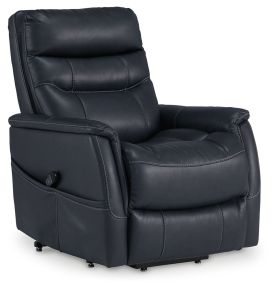 Signature Design by Ashley® 6391012 Strawbill - Power Lift Recliner - Sapphire