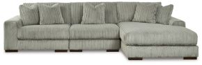 Ashley Furniture 21105S9 Ashley Furniture 21105S9 Lindyn - 3-Piece Sectional With Raf Corner Chaise - Fog