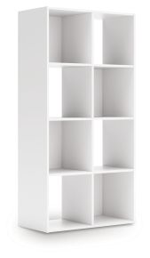 Ashley Furniture EA9630-4X2 Onita - Eight Cube Organizer - White