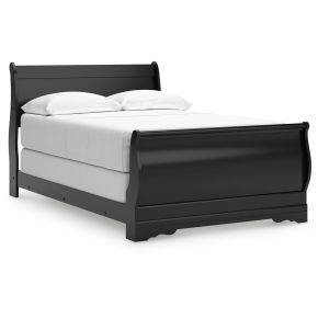 Ashley Furniture B128B9 Huey Vineyard - Full Sleigh Bed - Black