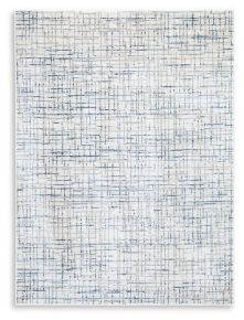 Signature Design by Ashley® R405962 Beckfille - 5' x 7' Rug - Blue / Gray / Cream