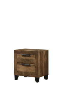 ACME 28593 Morales - Nightstand - Rustic Oak Finish
