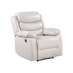 ACME 56911 Eilbra - Power Motion Recliner - Beige Synthetic Leather