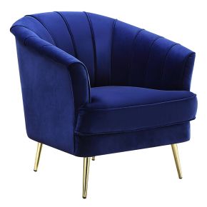 ACME LV00211 Eivor - Chair - Blue Velvet