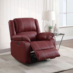 ACME LV52152 Zuriel - Motion Rocker Recliner - Red Synthetic Leather