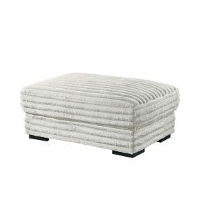 New Classic U5482-01-WHT Embrace - 41" Ottoman - White