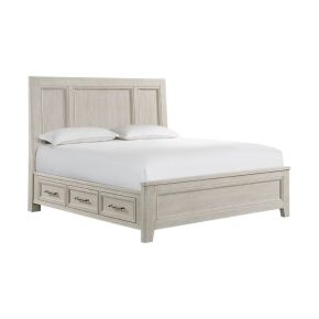 Intercon CR-BR-9765KS-WSL-C Carlson - King Storage Bed - Washed Linen
