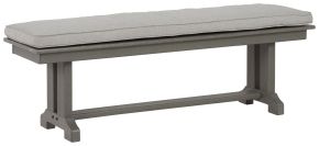 Signature Design by Ashley® P802-600 Visola - Gray - Bench With Cushion