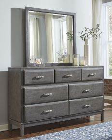 Signature Design by Ashley® B476/31/36 Caitbrook - Gray - Dresser, Mirror