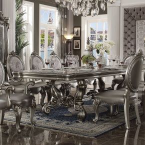 ACME 66820 ACME 66820 Versailles - Dining Table - Antique Platinum