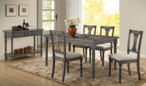 ACME 71435 Wallace - Dining Table - Weathered Gray