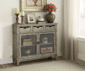 ACME 90286 Vernon - Accent Table - Weathered Gray