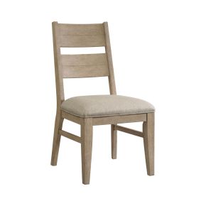 Intercon NS-CH-1189C-WSN-RTA Nash - Panel Back Side Chair - Weathered Sand