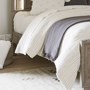 Liberty Furniture 272-BR89 Horizons - Twin and Full Panel Bed Rails - Medium Gray