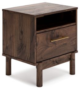 Ashley Furniture EB3660-291 Calverson - One Drawer Night Stand - Medium - Mocha