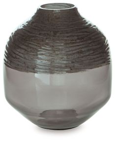 Ashley Furniture A2000725 Ashley Furniture A2000725 Harpwick - Vase - 8" - Iridescent Gray