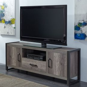 Liberty Furniture 686-TV63 Tanners Creek - Entertainment TV Stand - Dark Gray