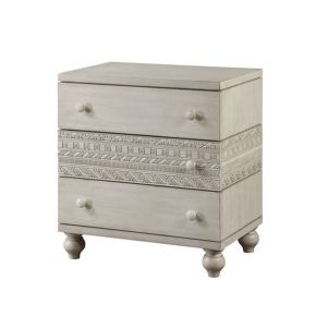 ACME BD00696 Roselyne - Nightstand - Antique White Finish