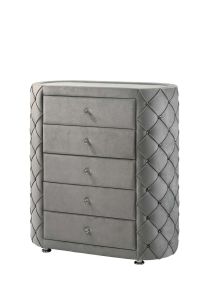 ACME BD01066 Perine - Chest - Gray Velvet