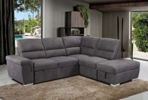 ACME LV01023 Acoose - Sectional Sofa - Gray Fabric