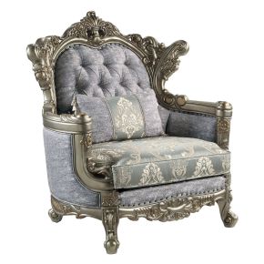 ACME LV01782 Miliani - Chair With Pillow - Antique Bronze