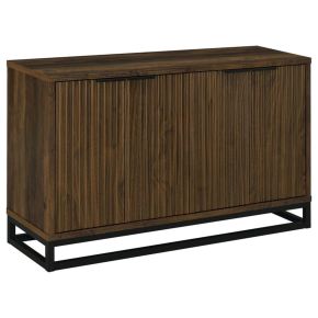Coaster Fine Furniture 950393 Ryatt - 4 Door Engineered Wood Accent Cabinet - Dark Pine