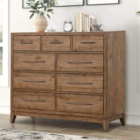 Liberty Furniture 936-BR32 Shaker Lakes - 9 Drawer Chesser - Brown