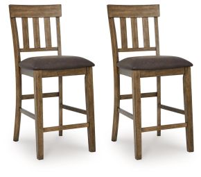 Signature Design by Ashley® PCD592-124 Urbinforte - Upholstered Barstool (Set of 2) - Light Brown