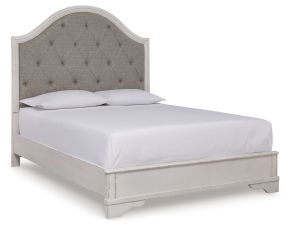 Ashley Furniture B747B2 Blendon - Queen Upholstered Panel Bed - Rustic Brown