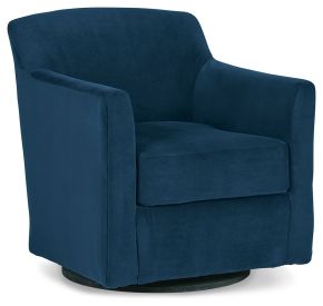 Signature Design by Ashley® A3000602 Bradney - Swivel Accent Chair - Blue