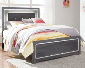 Signature Design by Ashley® B214/87/84/86 Lodanna - Full Panel Bed - Gray