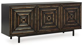 Signature Design by Ashley® A4000573 Fair Ridge - Accent Cabinet - Distressed Black